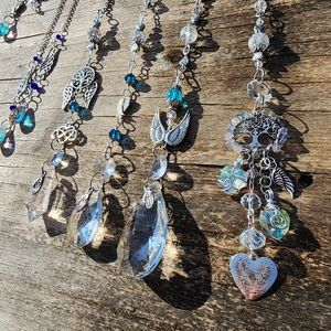 CUSTOM 🪽 Angel Suncatchers Handcrafted Memory Crystal Rainbow Maker
